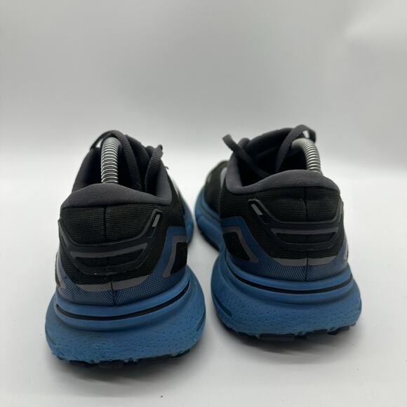 Mens Size 9 Brooks Ghost 15 Black Pearl Blue Road Running Neutral Trainer - Picture 7 of 10